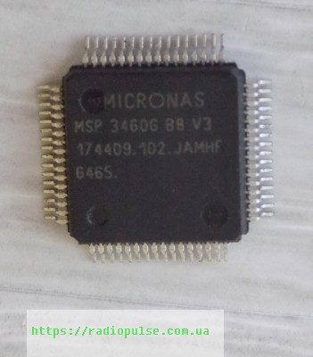mikroshema-msp3460g-b8-v3 Мікросхема MSP3460G B8 V3 , QFP64 - Зображення 1