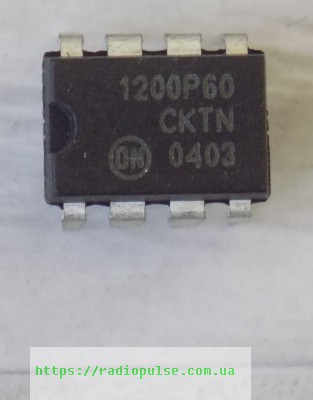 mikroshema-ncp1200p60g-1200p60-1200ap60-dip Мікросхема NCP1200P60G ( NCP1200P60 , 1200P60 , 1200AP60 ) оригінал, DIP8 - Зображення 1