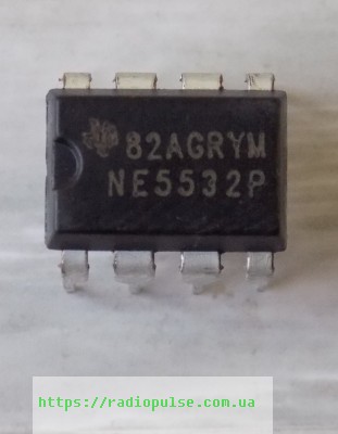 mikroshema-ne5532p-dip8 Мікросхема NE5532P, DIP8 - Зображення 1