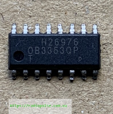 mikroshema-ob3363qp Мікросхема OB3363QP , sop-16 - Зображення 1