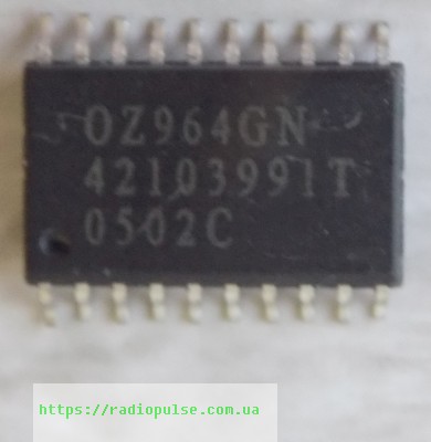 mikroshema-oz964gn-so-20 Мікросхема OZ964GN , so-20 - Зображення 1