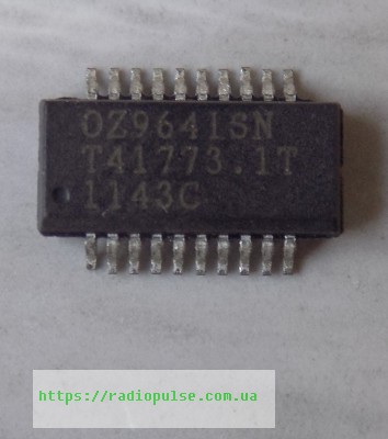 mikroshema-oz964sn-oz964isn-1 Мікросхема OZ964ISN ( OZ964SN ) , SSOP-20 - Зображення 1