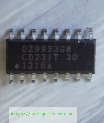 mikroshema-oz9933gn-so-16 Мікросхема OZ9933GN , so-16 - Зображення 1