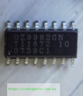 mikroshema-oz9982gn-so-16 Мікросхема OZ9982GN , so-16 - Зображення 1