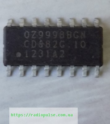mikroshema-oz9998bgn-so-16 Мікросхема OZ9998BGN демонтаж, so-16 - Зображення 1