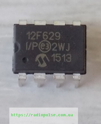 mikroshema-pic12f629-i-p-12f629-i-p-dip8 Мікросхема PIC12F629-I/P ( 12F629-I/P ) , DIP8 - Зображення 1