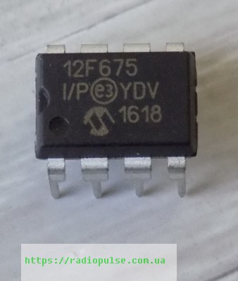 mikroshema-pic12f675-i-p-dip8 Мікросхема PIC12F675-I/P , DIP8 - Зображення 1