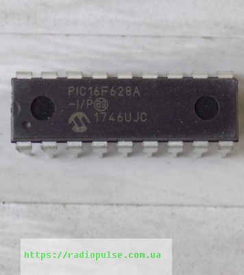 mikroshema-pic16f628a-i-p-dip18 Мікросхема PIC16F628A-I/P , DIP18 - Зображення 1
