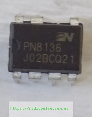 mikroshema-pn8136-pn8136s-dip7 Мікросхема PN8136 ( PN8136S ) , DIP7 - Зображення 1