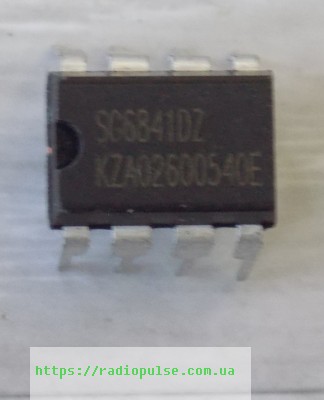 mikroshema-sg6841dz-dip8 Мікросхема SG6841D ( SG6841DZ ) , DIP8 - Зображення 1