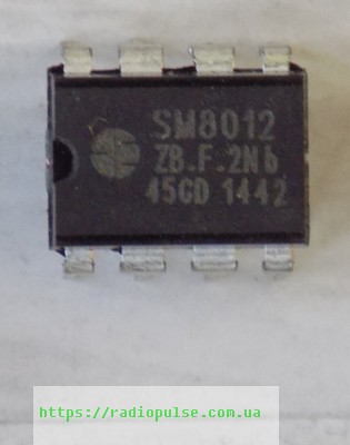 mikroshema-sm8012 Мікросхема SM8012 , DIP8 - Зображення 1