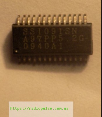 mikroshema-ssi091sn Мікросхема SSI091SN ( SS1091SN ) , 28pin - Зображення 1