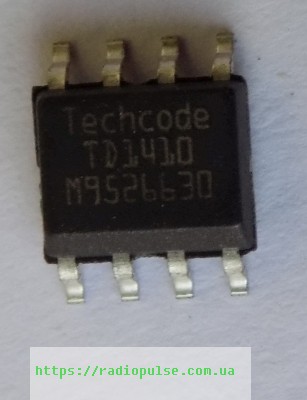 mikroshema-td1410 Мікросхема TD1410 ( TD1410C ) , so-8 - Зображення 1