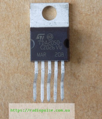 mikroshema-tda2050 Мікросхема TDA2050 ( TDA2050A , TDA2050V , TDA2050L ) - Зображення 1