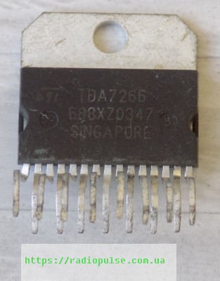 mikroshema-tda7266 Мікросхема TDA7266 ( TDA7266S ) - Зображення 1