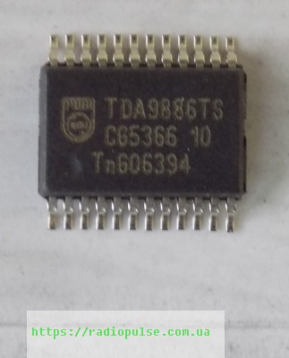 mikroshema-tda9886ts-ssop24 Мікросхема TDA9886TS , SSOP24 - Зображення 1