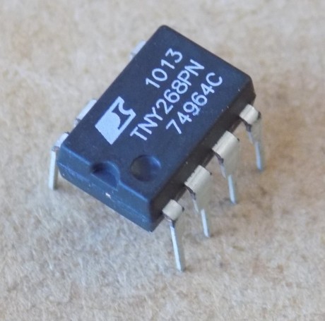 mikroshema-tny268pn Мікросхема TNY268P ( TNY268PN ) оригінал ( заміна для MIP0255 ), DIP7 - Зображення 1