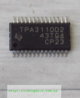 mikroshema-tpa3110d2 Мікросхема TPA3110D2 , smd - Зображення 1