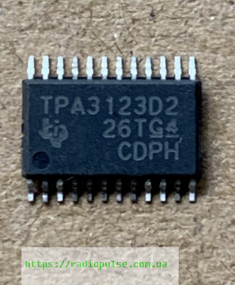 mikroshema-tpa3123d2 Мікросхема TPA3123D2 оригінал, HTSSOP24 - Зображення 1