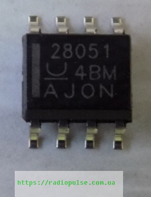 mikroshema-ucc28051d-28051-so-8 Мікросхема UCC28051D ( 28051 ) , so-8 - Зображення 1