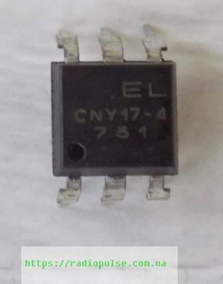 optron-cny17-4-cny17f-4 Оптрон CNY17-4 ( CNY17F-4 ) - Зображення 1