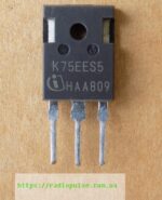 IGBT-транзистор K75EES5 ( IKW75N65ES5 ) оригінал демонтаж (заміна для K75EEL5 , IKW75N65EL5 , G75EH5 , IGW75N65H5 ), TO247 - Зображення 2