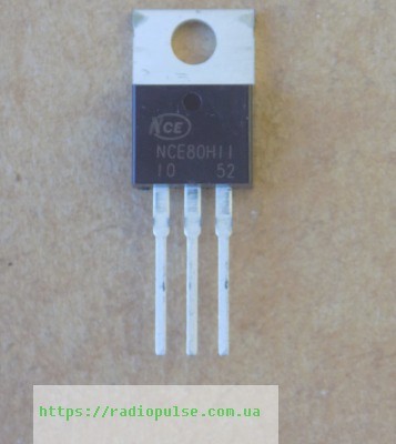 tranzistor-nce80h11 Транзистор NCE80H11 оригінал, TO220 - Зображення 1