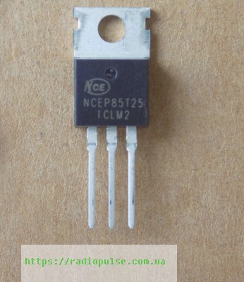 tranzistor-ncep85t25 Транзистор NCEP85T25 оригінал, TO220(85V,250A) - Зображення 1