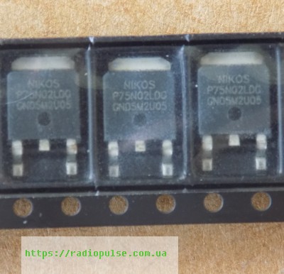 tranzistor-p75n02ldg Транзистор P75N02LDG оригінал, D-PAK - Зображення 1