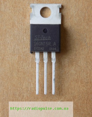 tranzistor-s60n15r-original Транзистор S60N15R оригінал, TO220(60V,155A) - Зображення 1