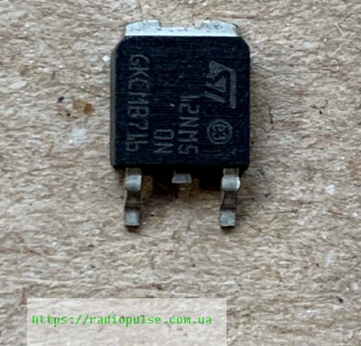 tranzistor-std12nm50n Транзистор STD12NM50N (550V,11A,0.38R) , D-PAK(Заміна для FDD8N50NZ ) - Зображення 1