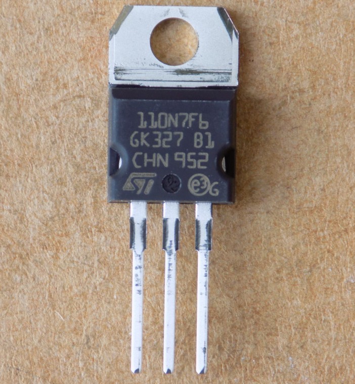 tranzistor-tranzistor-stp110n7f6-110n7f6-original Транзистор 110N7F6 ( STP110N7F6 ) оригінал (68V,110A) , TO220 - Зображення 1