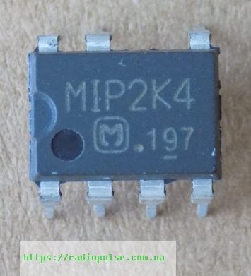 mikroshema-mip2k4-e1654317204658 Мікросхема MIP2K4 , DIP7 ( меняет MIP2K3 , MIP2K2 ) - Зображення 1