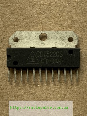 mikroshema-cd7522cs Мікросхема CD7522CS демонтаж, SIP-12 - Зображення 1