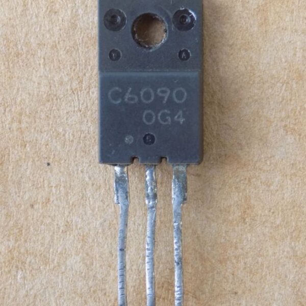 Транзистор 2SC6090 ( C6090 ) оригінал демонтаж ( заміна для 2SC6092 ), TO220F