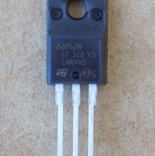 Транзистор STF26NM60N ( 26NM60N , ST26NM60N , ST26N60M2 ) оригінал (Заміна для STF25NM60N , STF21NM60N ), TO220F