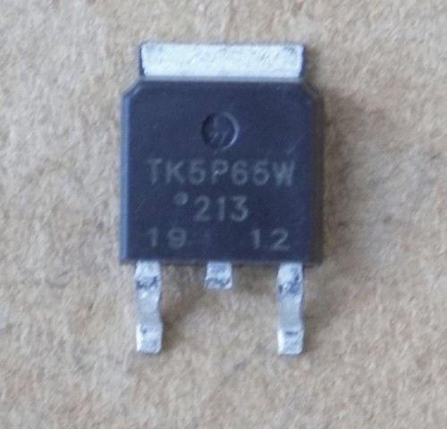 tranzistor-tk5p65w-1 Транзистор TK5P65W оригінал, D-PAK - Зображення 1