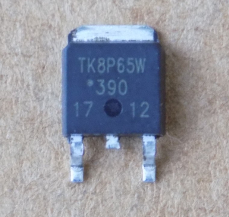 tranzistor-tk8p65w Транзистор TK8P65W оригінал( заміна для CS8N65 ) , D-PAK - Зображення 1