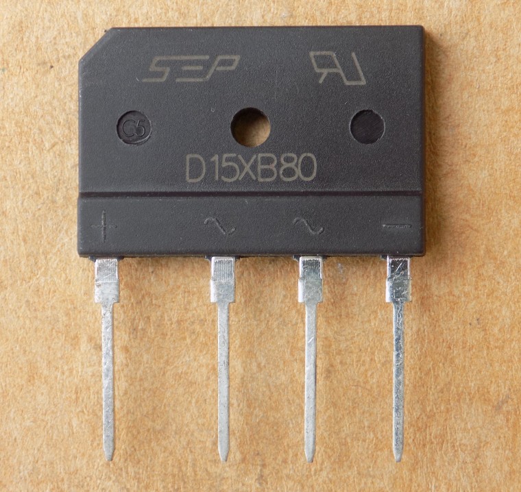 diodniy-most-d15xb80 Діодний міст D15XB80 ( Заміна для D15XB60 ) - Зображення 1