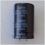 Електролітичний конденсатор 470uF 450V 105C ( 470мкФ 450В 105град , 470*450*105гр ) жорсткі виводи 30*45мм - Зображення 3