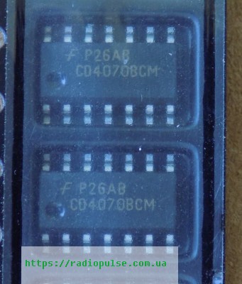 mikroshema-cd4070bcm Мікросхема CD4070BCM ( CD4070 ) , so-14 - Зображення 1