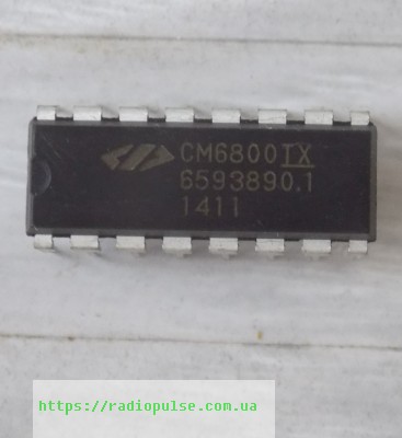 mikroshema-cm6800tx-dip16 Мікросхема CM6800TX ( CM6800T+X ) , DIP16 - Зображення 1