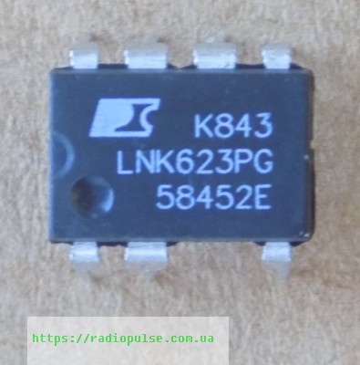 mikroshema-lnk623pg-dip7 Мікросхема LNK623PG оригінал, DIP7 - Зображення 1