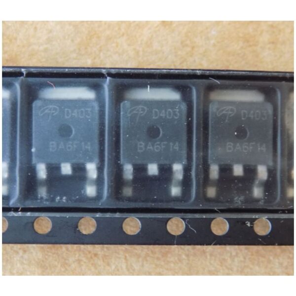 Транзистор AOD403 ( D403 ) оригінал (заміна для AP30P03D , AP40P03GH , 40P03G , AOD417 , AOD425 , UD3015 )(30V,70A) , D-PAK