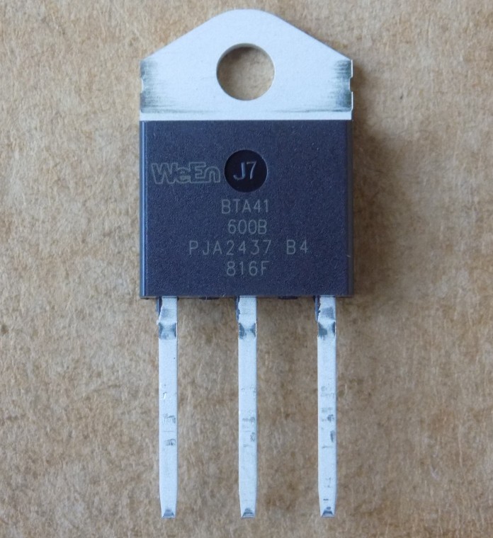 simmistor-bta41-600b-original Сімістор BTA41-600B ( BTA41-600BQ ) оригінал (40A,600V) , TOP3 - Зображення 1