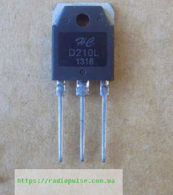tranzistor-d210l Транзистор 2SD210L ( D210L ), TO3P - Зображення 1