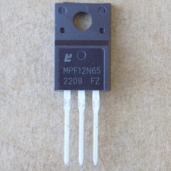 Транзистор MPF12N65 оригінал ( заміна для JX12N65 ) , TO220F