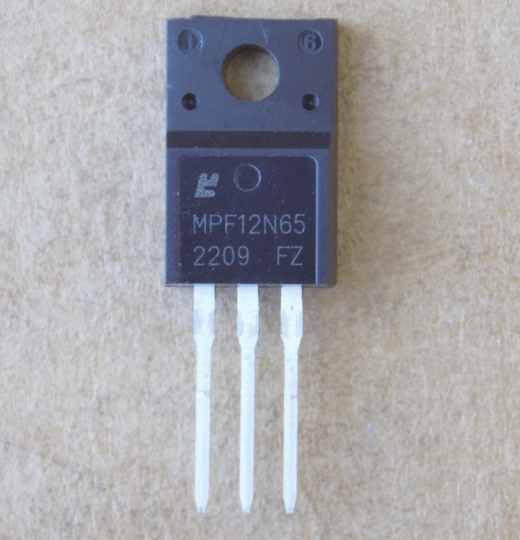tranzistor-mpf12n65 Транзистор MPF12N65 оригінал ( заміна для JX12N65 ) , TO220F - Зображення 1