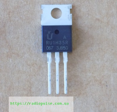 tranzistor-ru1h35r Транзистор RU1H35R оригінал, TO220 - Зображення 1