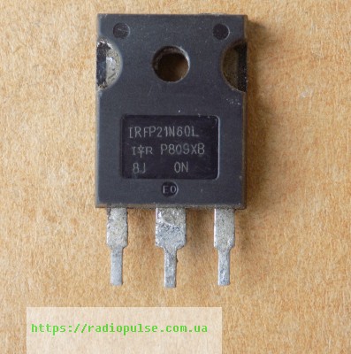 tranzistor-irfp21n60l Транзистор IRFP21N60L оригінал демонтаж, TO247 - Зображення 1